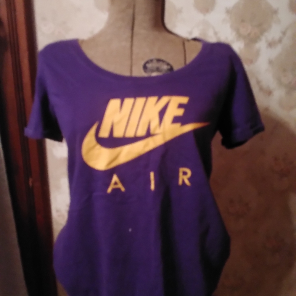 Purple Nike Air tee